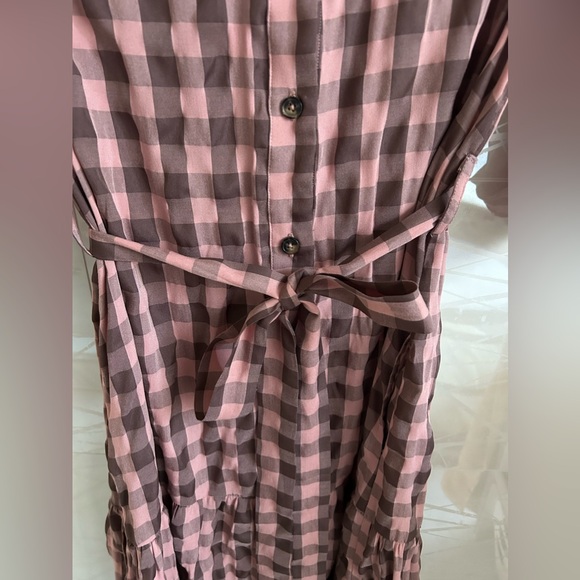 Heavenlycute Plaid Gingham Pink Dress💕 - Picture 3 of 8